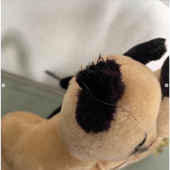 Vintage Dakin Siamese Cat Mohair Plush Blue Eyes Fishing Wire Whiskers PAIR - Picture 8 of 8